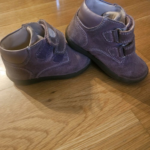 Geox kids boots used, size 23, shiny pink