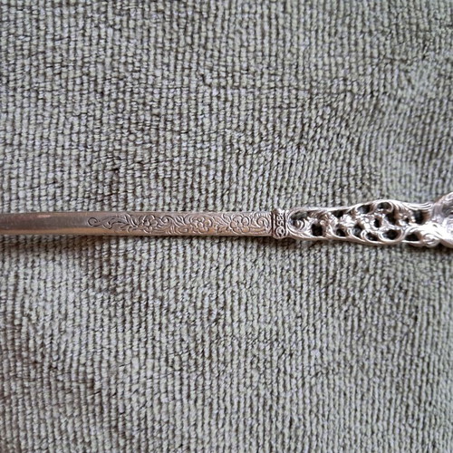 Silver letter opener 835 vintage, 15.5 cm