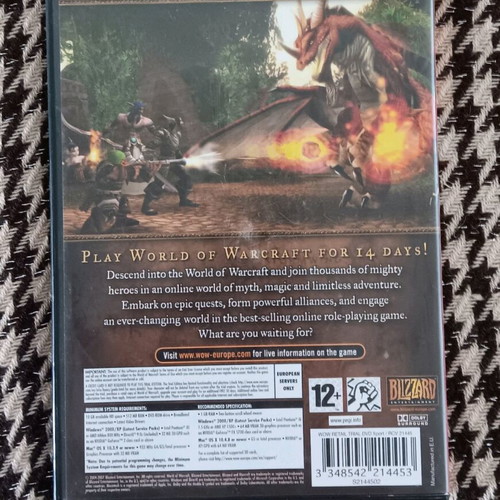 World of Warcraft PC game like new