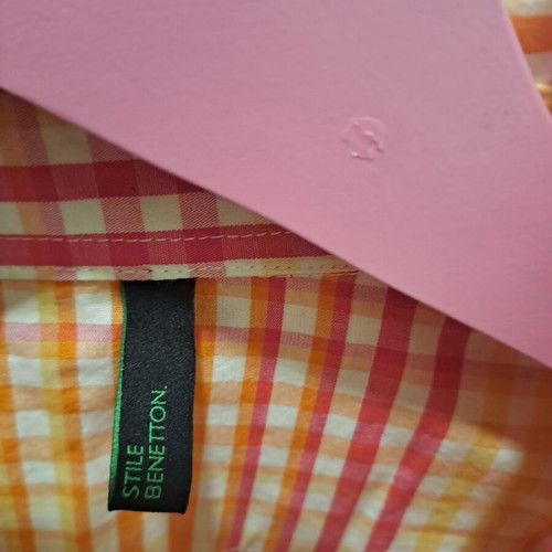 Benetton shirt like new, colorful, size M