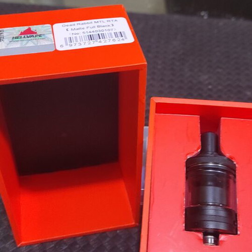 Dead Rabbit MTL RTA Black Matte used