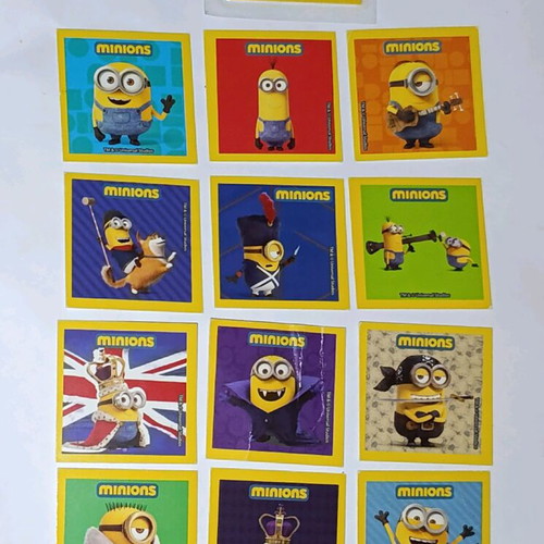 Minions stickers used, pack of 13, Cheetos