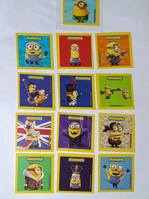 Minions stickers used, pack of 13, Cheetos