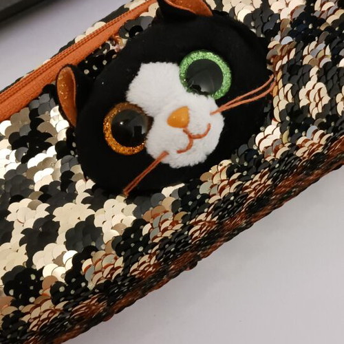 Ty pencil case new with sequins design