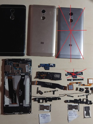 Xiaomi Redmi Note 4 4X used spare parts
