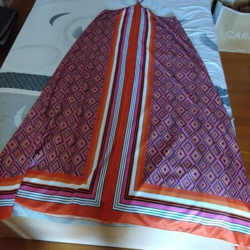 Zara dress size L like new, colorful midi summer