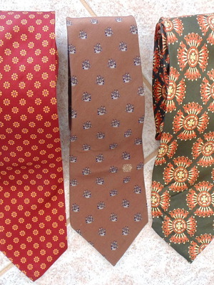 Ties from Regiments Ltd, Loewe 1846, Jean Paton, lot of 3, used