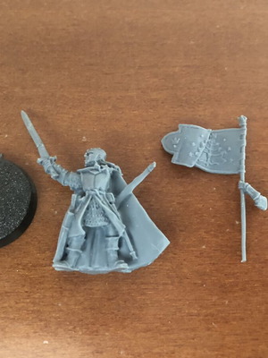Ρητινένιος Halbarad μεταχειρισμένος, Grey Company κλίμακας 28mm