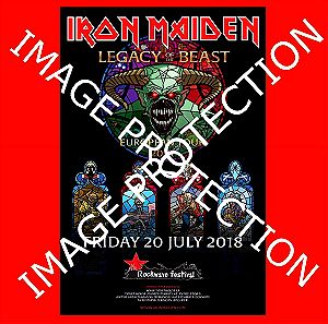 Iron Maiden Legacy Of The Beast  αφισα αφισσα ποστερ poster συναυλιας 2018 Legacy Of The Beast tour