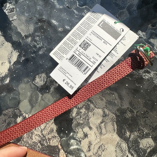 Benetton adjustable red belt, 110 cm