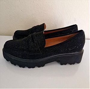 Γυναικεία loafers στρας