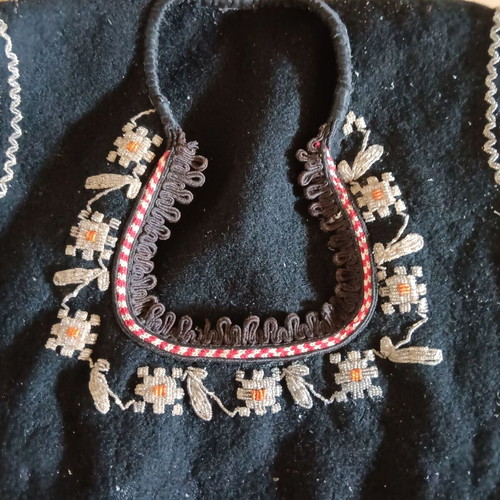 Collectible traditional wool dress of the era used