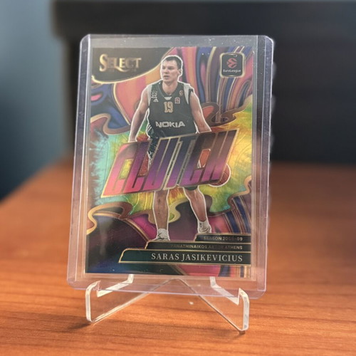 25-26 Panini EuroLeague Select Jasikevicius /25 Panathinaikos card