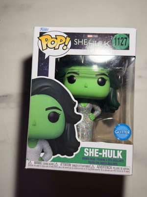 Funko Pop! Marvel She-Hulk Glitter 1127 Bobble-Head New