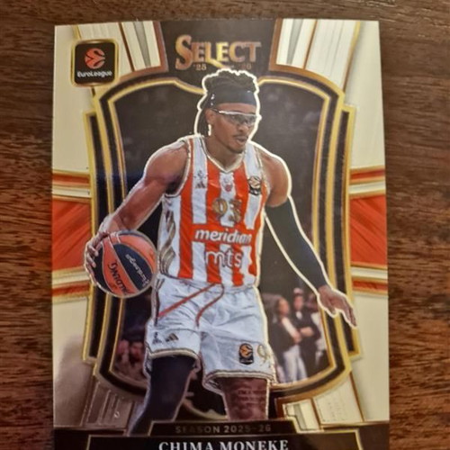 Panini Euroleague Select Red Star Zvezda Moneke /25 card pack of 2 new
