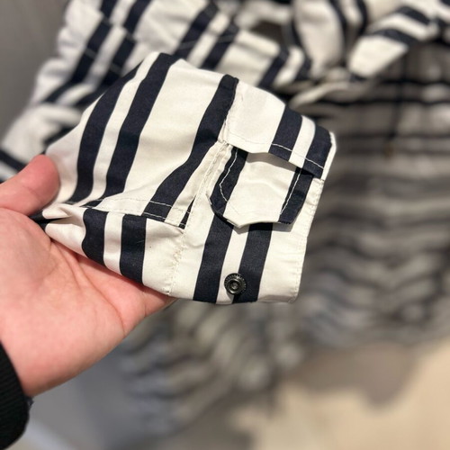 Zara navy blue marinière jacket, medium size