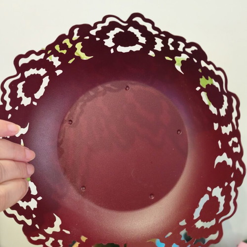 IKEA Silkestråd decorative bowl with Chinese art pattern