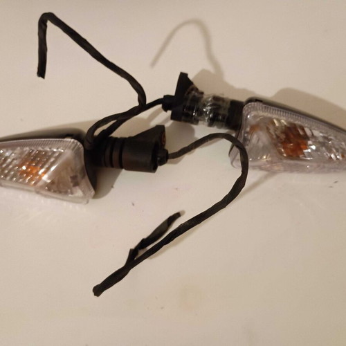 Piaggio motorcycle turn signals used, right and left