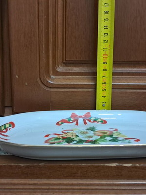 Crystal vase and platter new