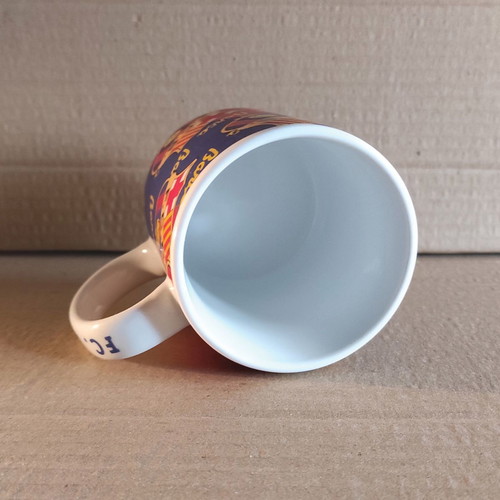 FC Barcelona coffee mug new, ceramic with team logo