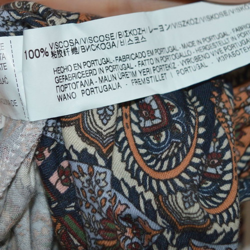 Bershka Paisley Print Boho Top Size M like new
