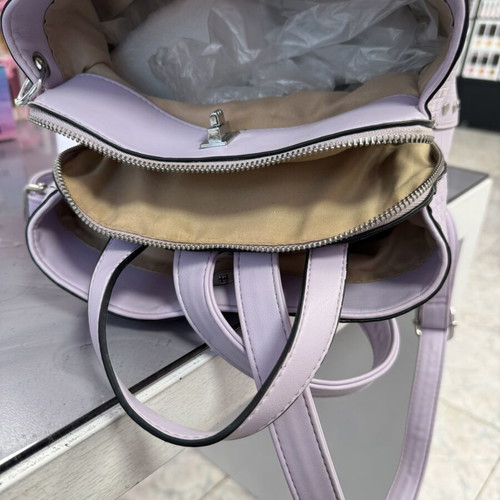 Backpack lilac color like new with 3 large compartments