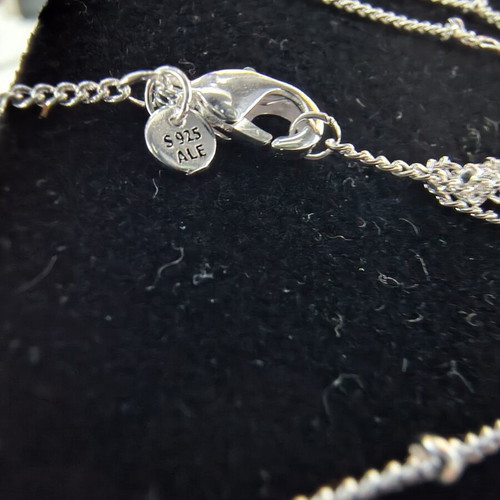 Pandora silver chain like new, adjustable 50cm