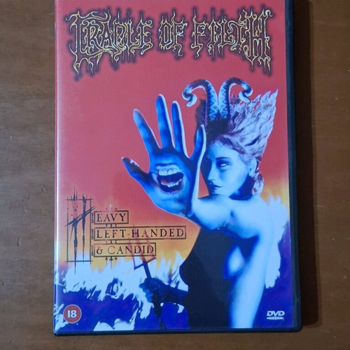 Cradle of Filth Heavy Left-handed and Candid DVD like new