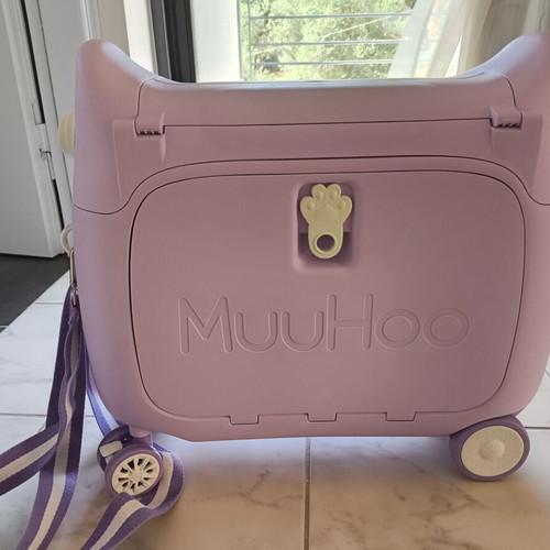 MuuHoo children's travel suitcase, purple