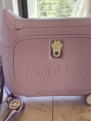 MuuHoo children's travel suitcase, purple