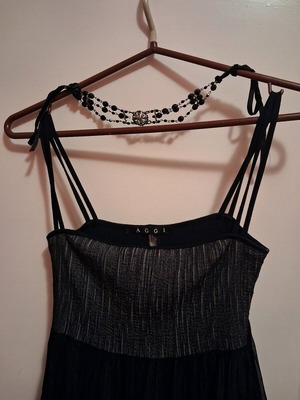 Balloon dress black and white like new, size S & M