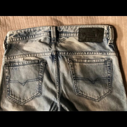 Diesel light blue skinny men's jeans size 28 used vintage