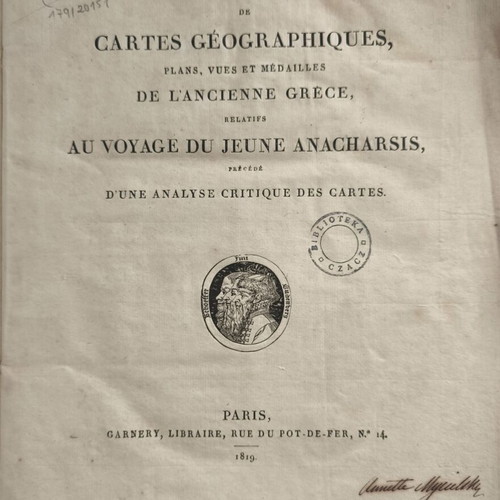 Collection of Geographic Maps of Ancient Greece 1819 used, French