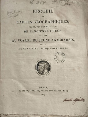 Collection of Geographic Maps of Ancient Greece 1819 used, French