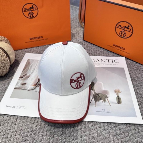 Hermes baseball cap black and white, new, streetwear style