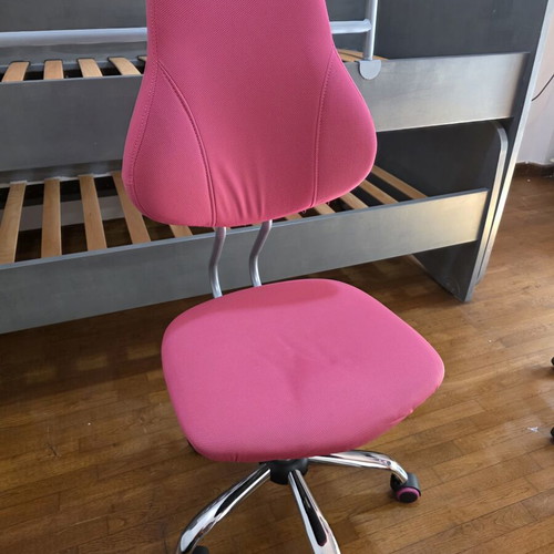 Work Student office chairs, pack of 2, pink