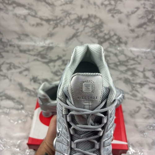 Nike Shox TL Sneakers men's and women's shoes silver made to order