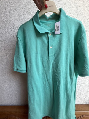 Gap polo ανδρικό καινούργιο, τιρκουάζ, μέγεθος L