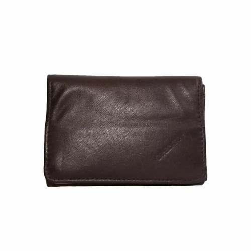Over Top leather tobacco pouch brown new