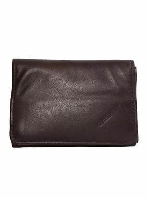 Over Top leather tobacco pouch brown new