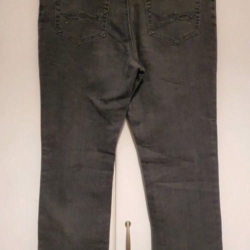 Handpainted denim vintage jeans black size XL