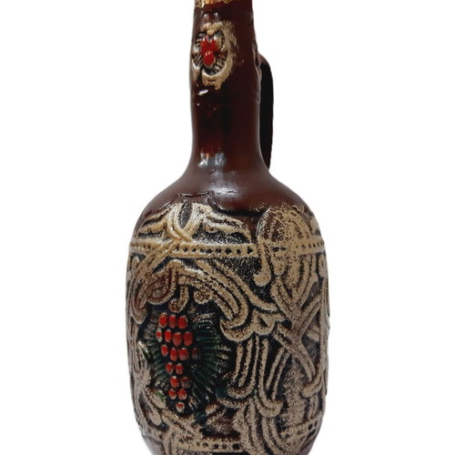 Bulgarian ceramic wine jug like new, richly decorated, 27 cm