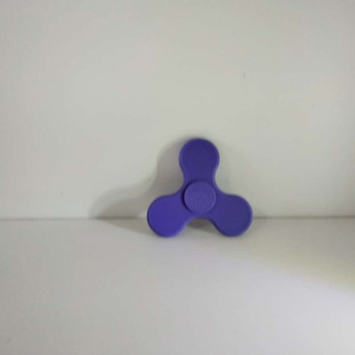 Fidget spinner soft purple, 3D printed, new