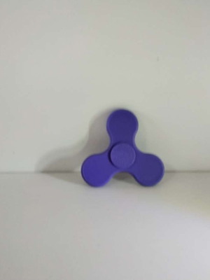 Fidget spinner soft purple, 3D printed, new