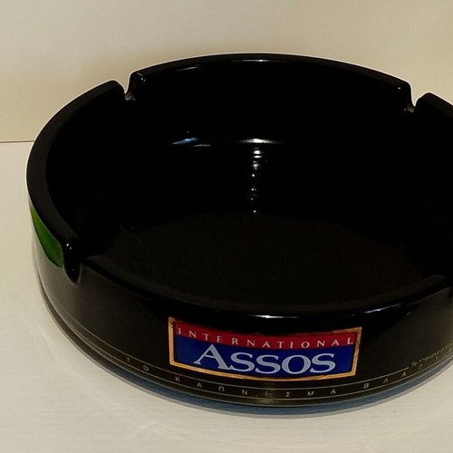Glass ashtray large 18cm Assos International like new