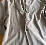 Bershka men's short sleeve shirt jacket XL, beige