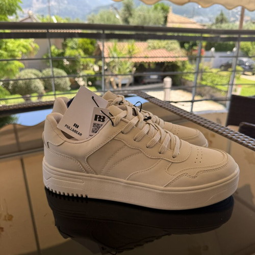 Pull&Bear men's sneakers new, gray and beige, size 42