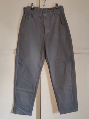 Slouchy paperbag women's pants size S/M like new gray