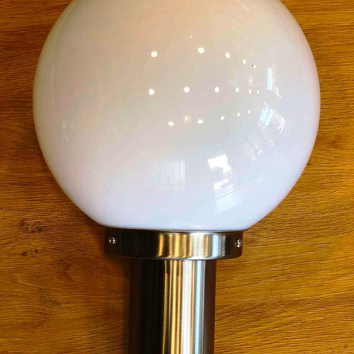 Outdoor Ball Post Lamp Metal