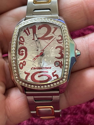 Chronotech women's watch silver like new with original strap